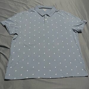 Mens Palm Tree Design Polo